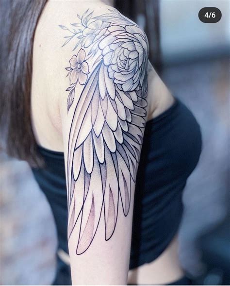 Wing Half Sleeve Tattoo At Carol Walsh Blog