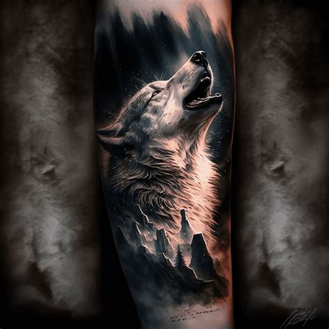 Wolf Tattoo Meaning For Women Watercolor Tattoo Design