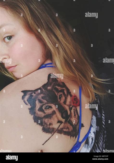 Woman Body Tattoo Animal Hi Res Stock Photography And Images Alamy