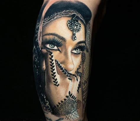 Woman Face Tattoo By Steve Butcher Post 29274