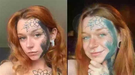 Woman Who Let Boyfriend Spontaneously Tattoo Her Face Has No Regrets After Receiving Backlash Online