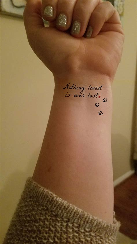 Wrist Tattoo Dog Memorial Artofit
