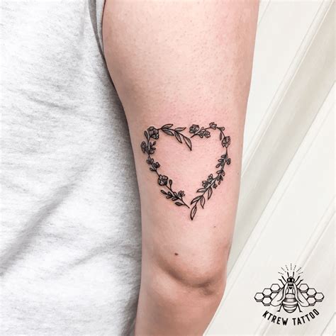 Xo Tattoo Heart Flower