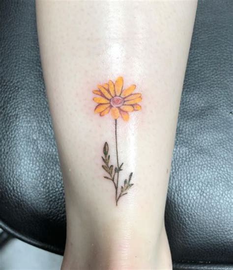 Yellow Daisy Flower Tattoo Designs Best Flower Site